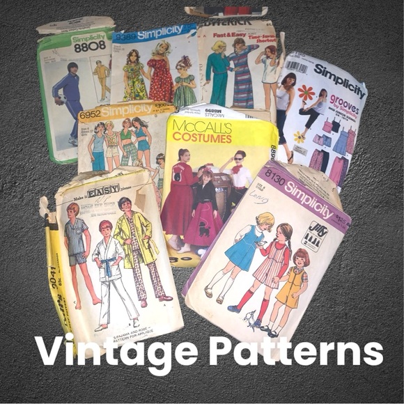 Vintage Sewing Patterns Mixed Bundle - Picture 4 of 5